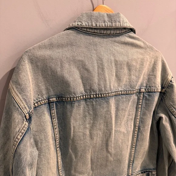 NWT Tuckernuck Denim Archie Jacket in Acid Wash, Size S - Picture 16 of 16